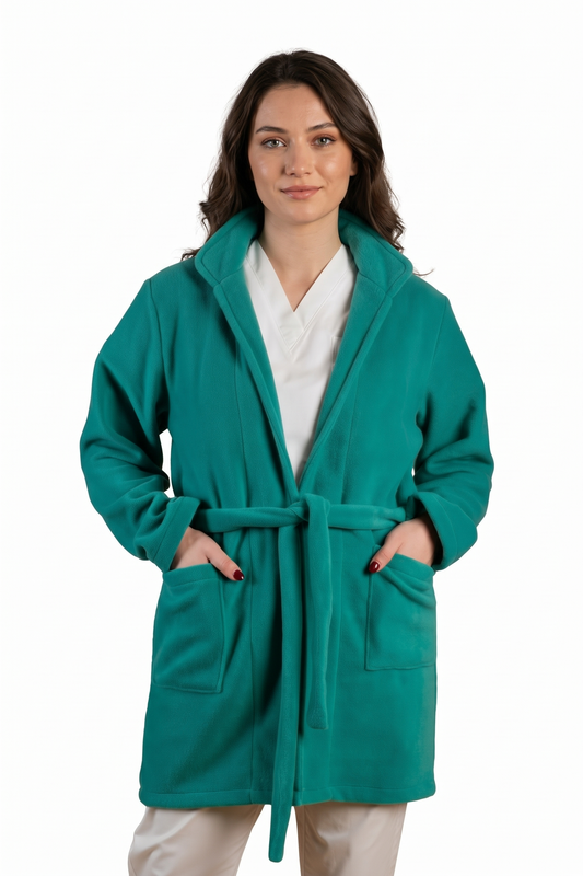 Halat polar medical verde cobalt unisex fleece 270g Divia
