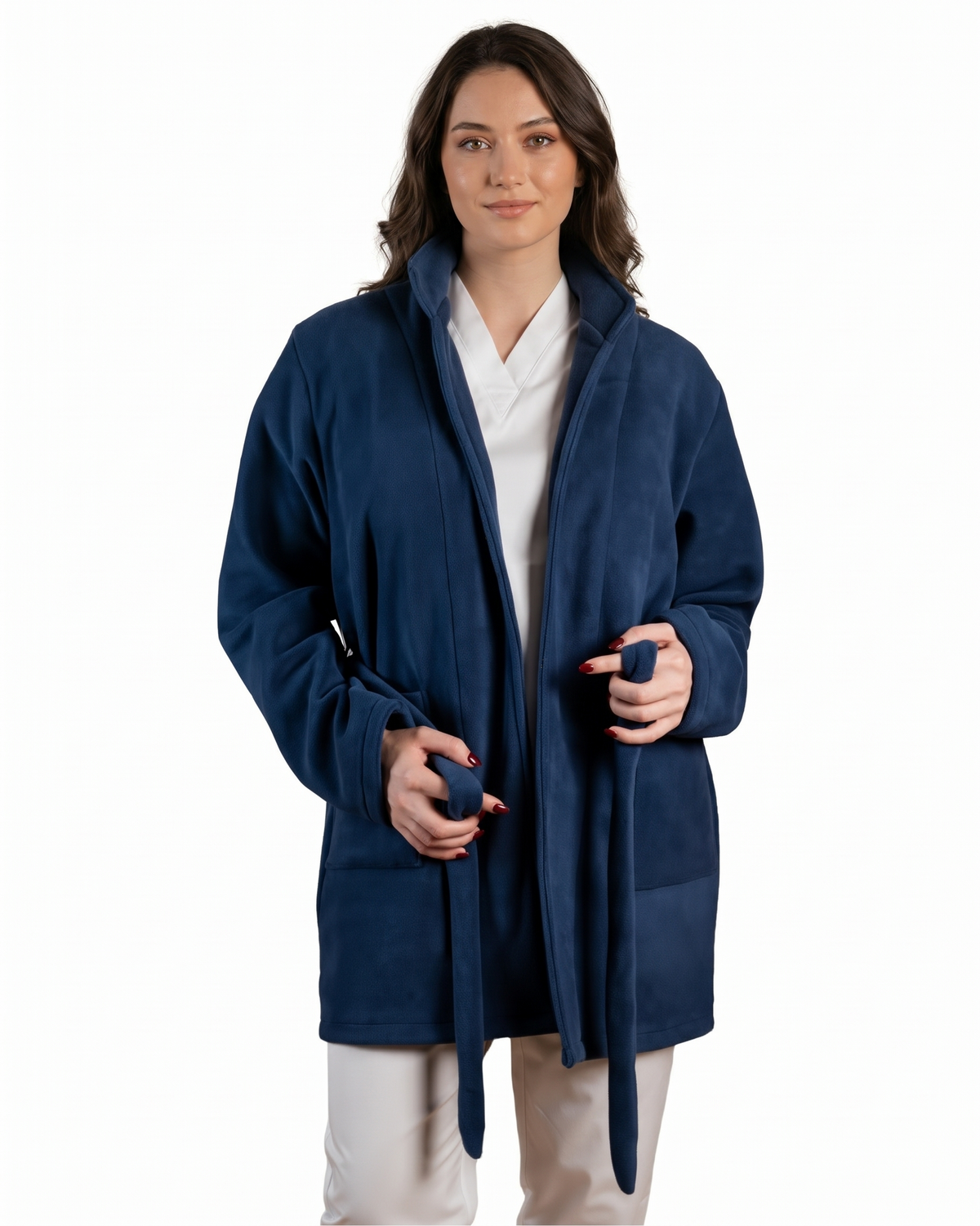 Halat polar medical bleumarin unisex fleece 270g Divia