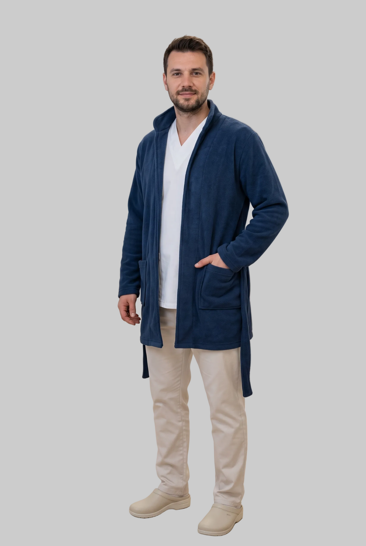 Halat polar medical bleumarin unisex fleece 270g Divia