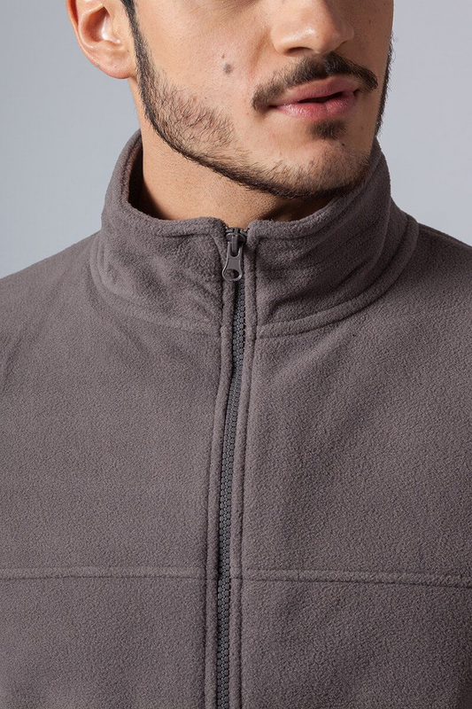 Jacheta fleece barbat gri Jacket 501