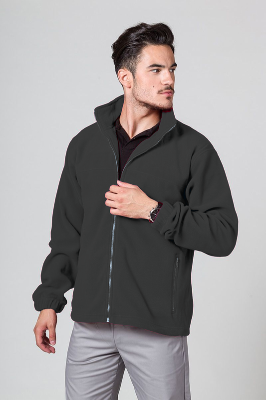 Jacheta fleece barbat gri inchis Jacket 501