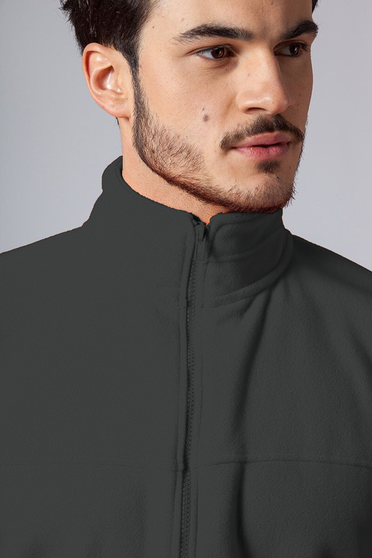 Jacheta fleece barbat gri inchis Jacket 501