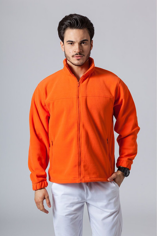 Jacheta fleece barbat portocalie Jacket 501