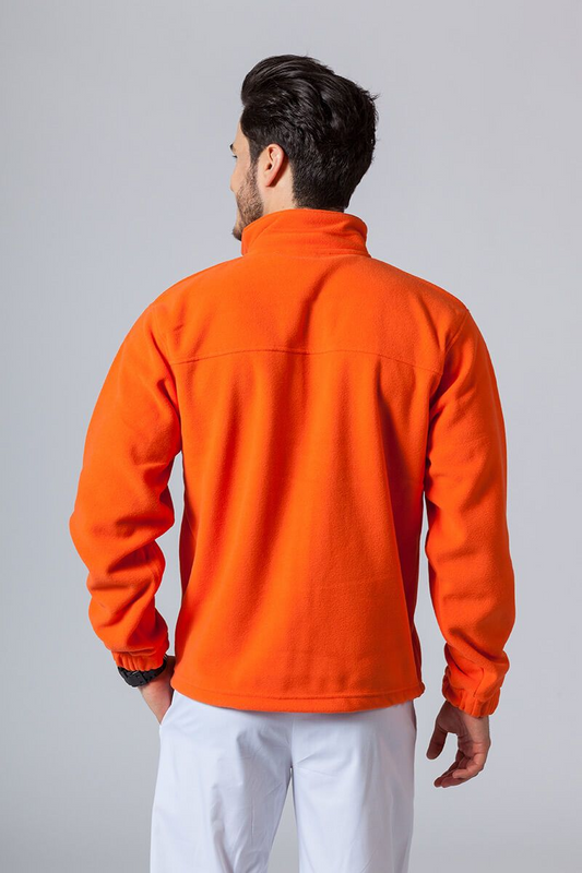 Jacheta fleece barbat portocalie Jacket 501