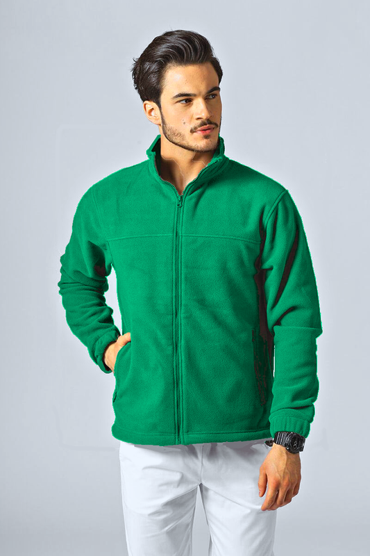 Jacheta fleece barbat verde kelly Jacket 501