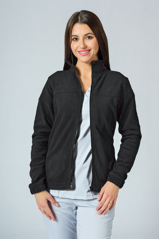 Jacheta fleece dama gri inchis Jacket 504
