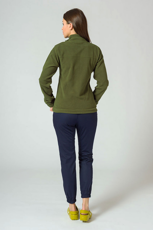 Jacheta fleece dama verde sticla Jacket 504