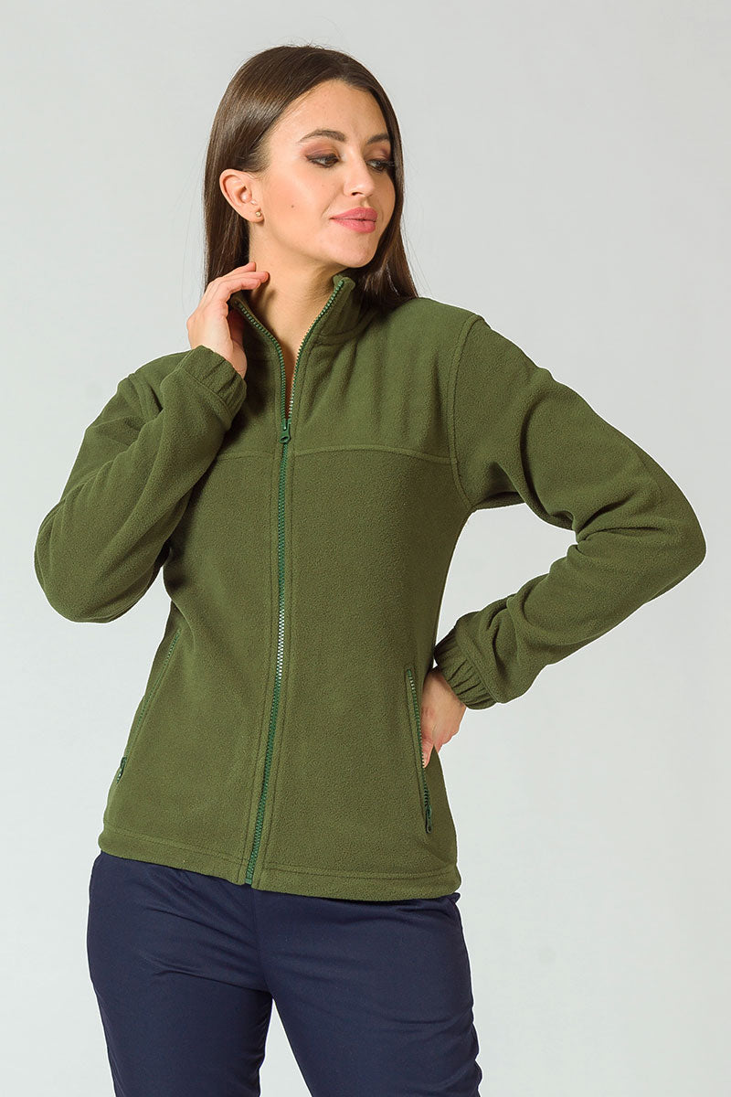 Jacheta fleece dama verde sticla Jacket 504