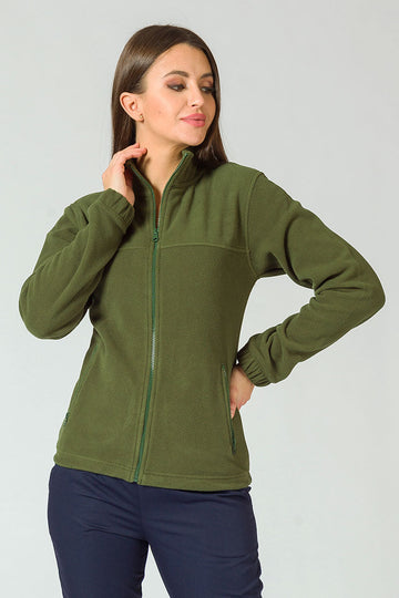 Jacheta fleece dama verde sticla Jacket 504