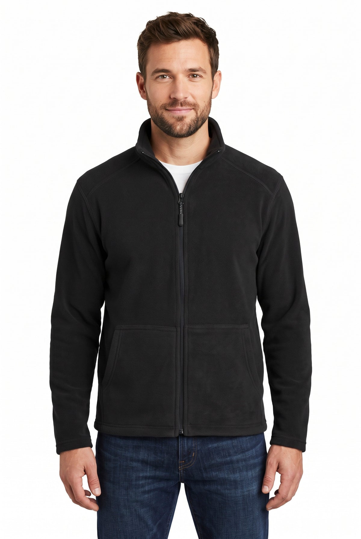 Jacheta fleece 280g negru Perth