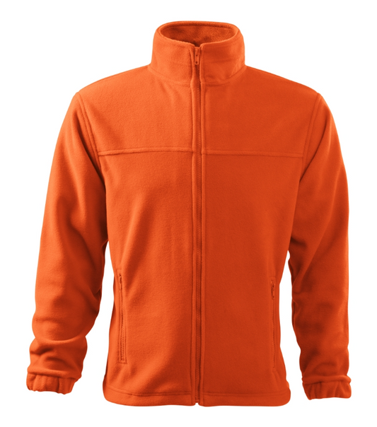 Jacheta fleece barbat portocalie
