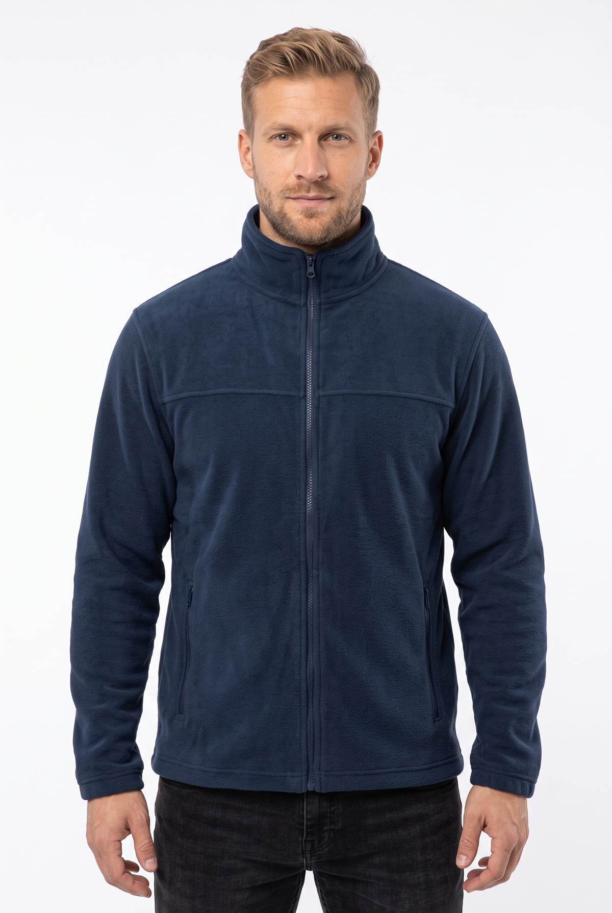 Jacheta fleece barbat bleumarin Jacket 501