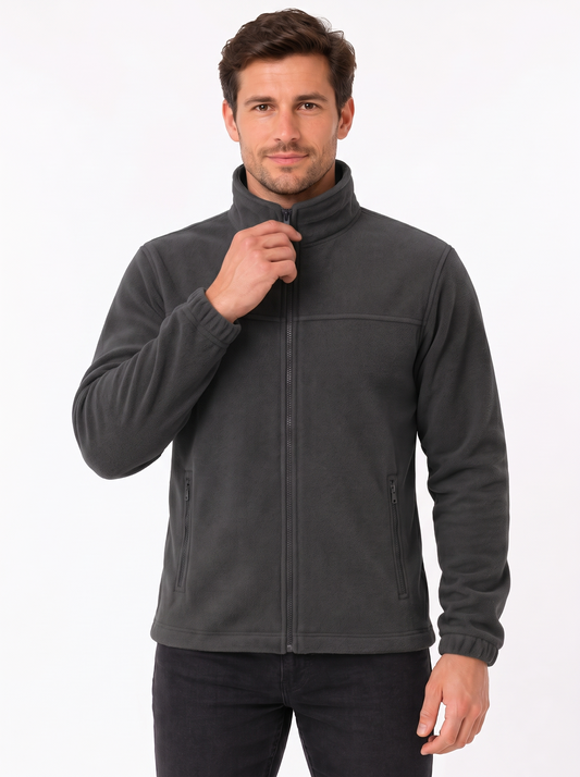 Jacheta fleece barbat gri inchis Jacket 501