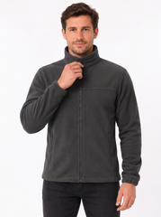 Jacheta fleece barbat gri inchis Jacket 501