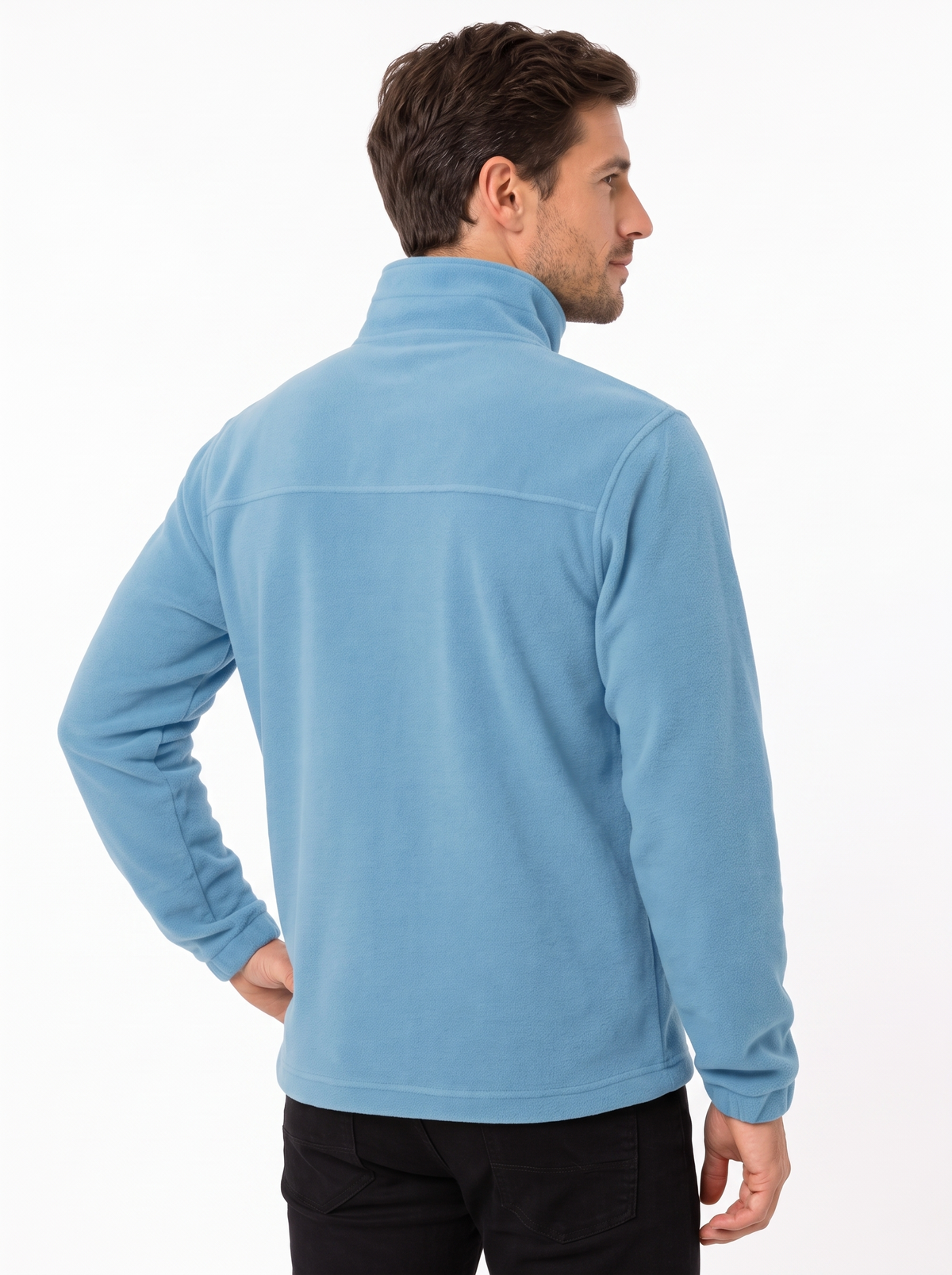 Jacheta fleece barbat bleu Jacket 501