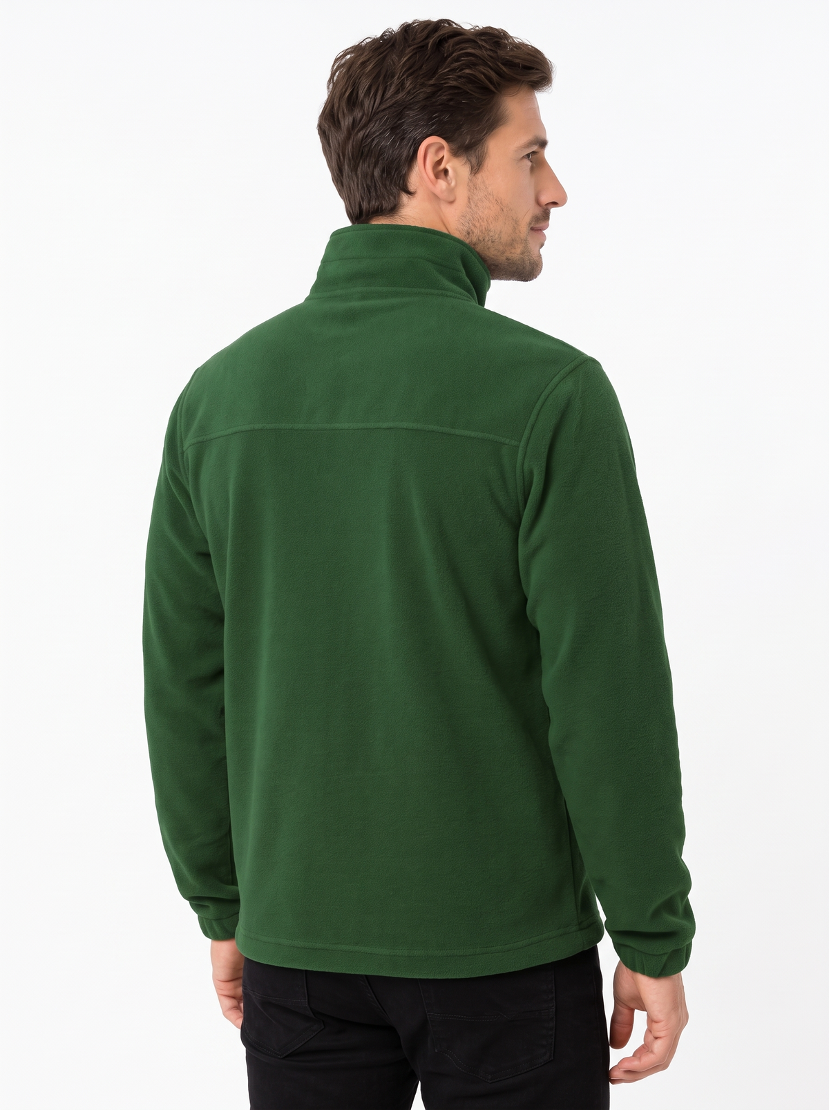 Jacheta fleece barbat verde sticla Jacket 501