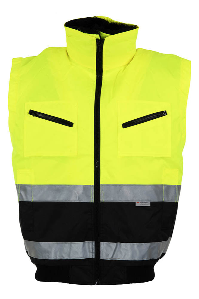 Jacheta protectie inalta vizibilitate 3 in 1 Alaska Renania galben fluo (5B16)(9176)