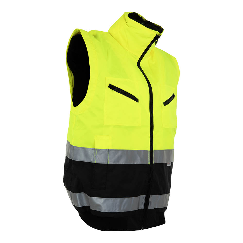 Jacheta protectie inalta vizibilitate 3 in 1 Alaska Renania galben fluo (5B16)(9176)
