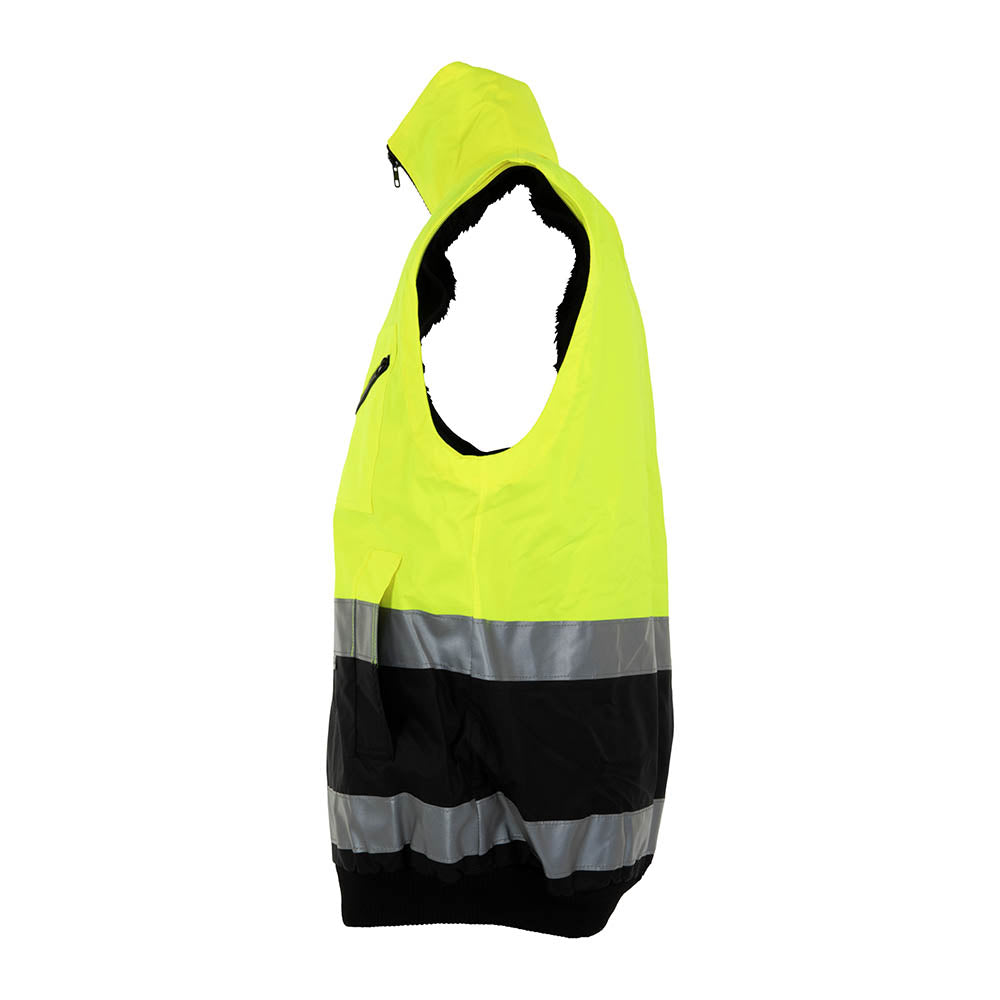 Jacheta protectie inalta vizibilitate 3 in 1 Alaska Renania galben fluo (5B16)(9176)