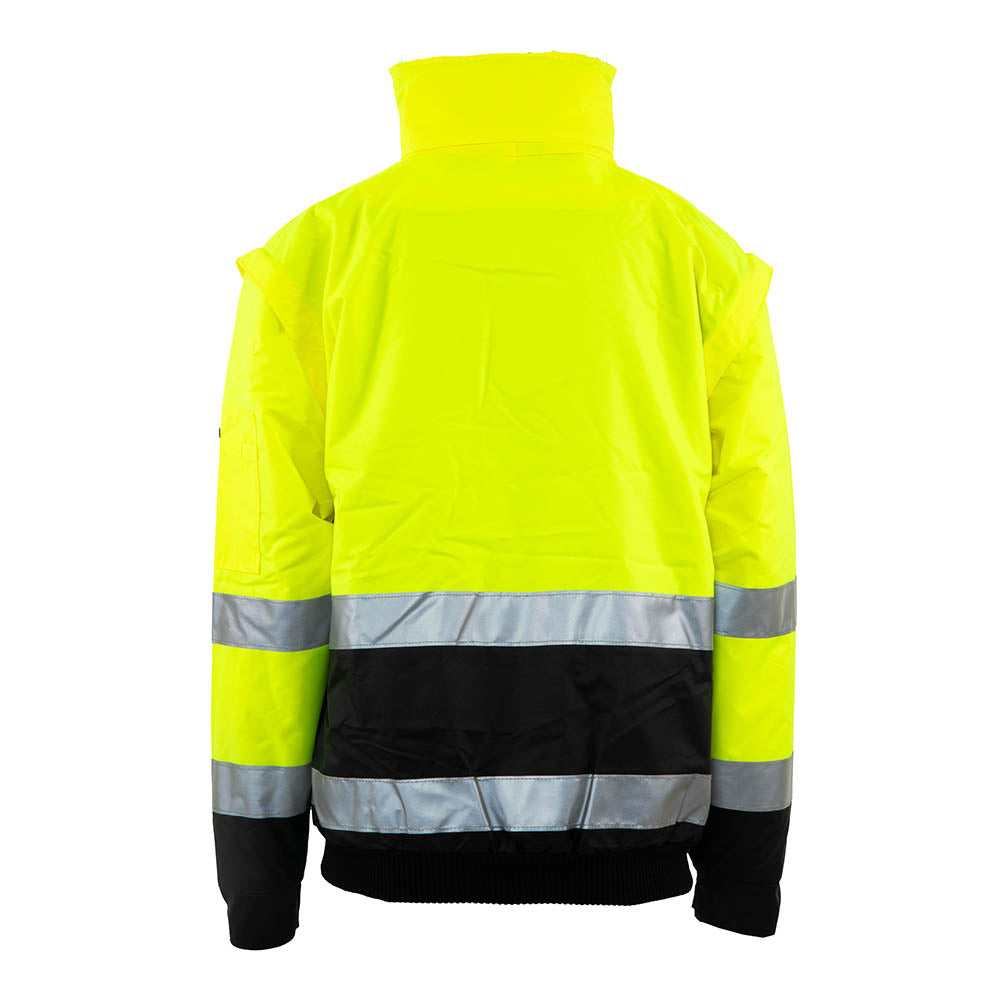 Jacheta protectie inalta vizibilitate 3 in 1 Alaska Renania galben fluo (5B16)(9176)