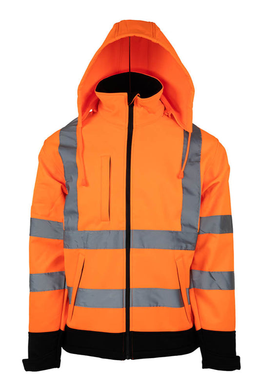 Jacheta protectie inalta vizibilitate Atena Renania portocaliu fluo (5B17)(9177)