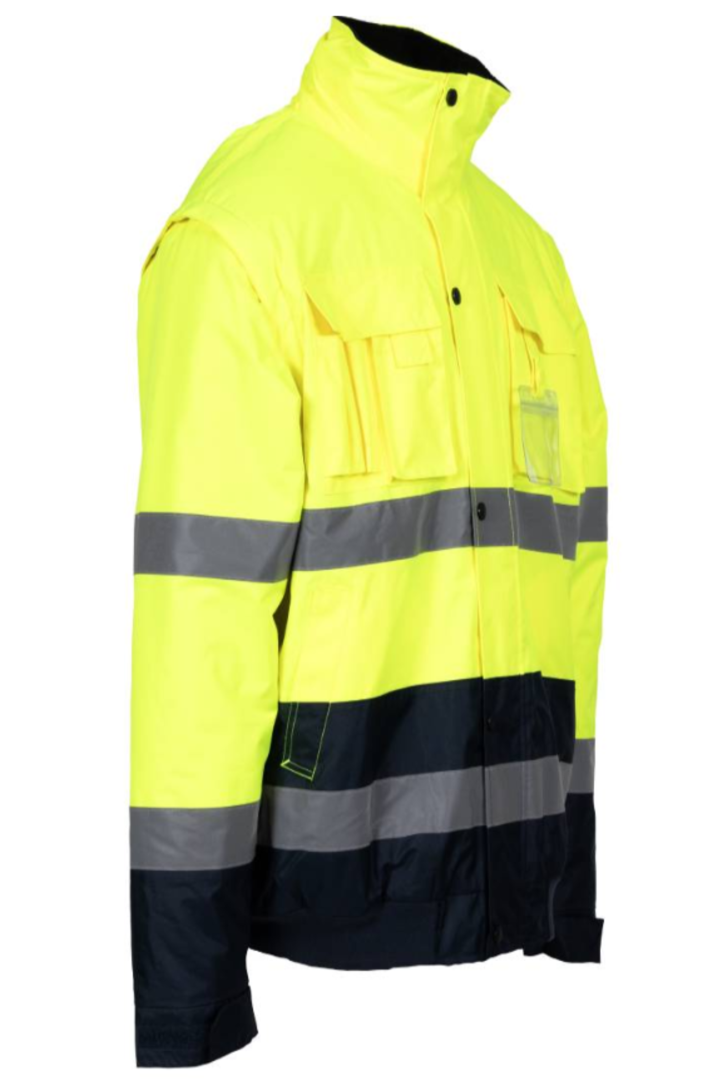 Geaca protectie inalta vizibilitate New Malmo Renania galben fluo (5B38)(9183)