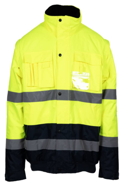 Geaca protectie inalta vizibilitate New Malmo Renania galben fluo (5B38)(9183)