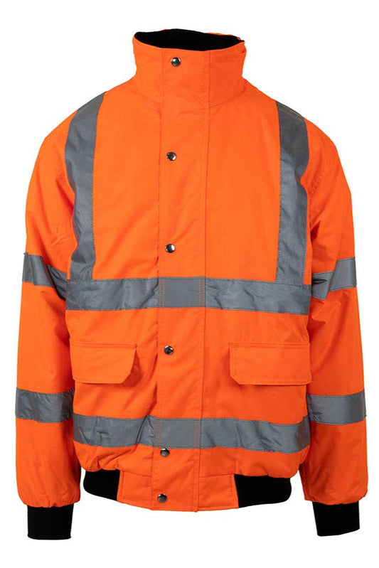Jacheta protectie inalta vizibilitate Oslo Renania portocaliu fluo (5B31)(9186)