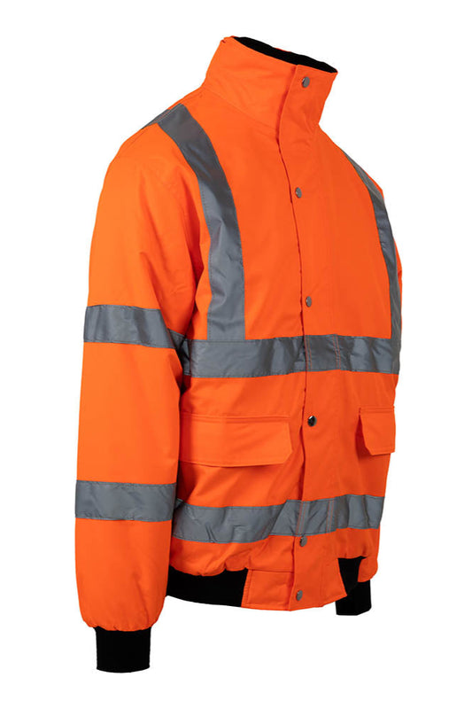Jacheta protectie inalta vizibilitate Oslo Renania portocaliu fluo (5B31)(9186)