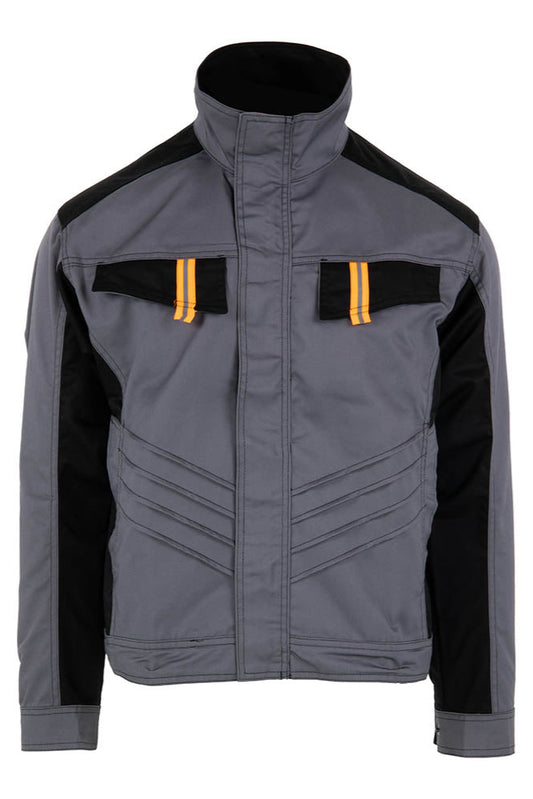 Jacheta protectie Vulcano Renania gri/negru (55B2)