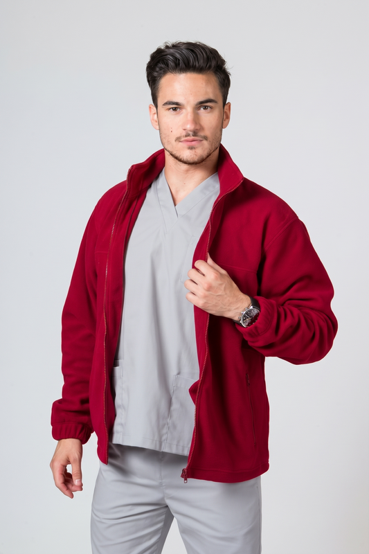 Jacheta fleece barbat grena Jacket 501