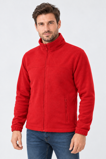 Jacheta fleece barbat rosie Jacket 501