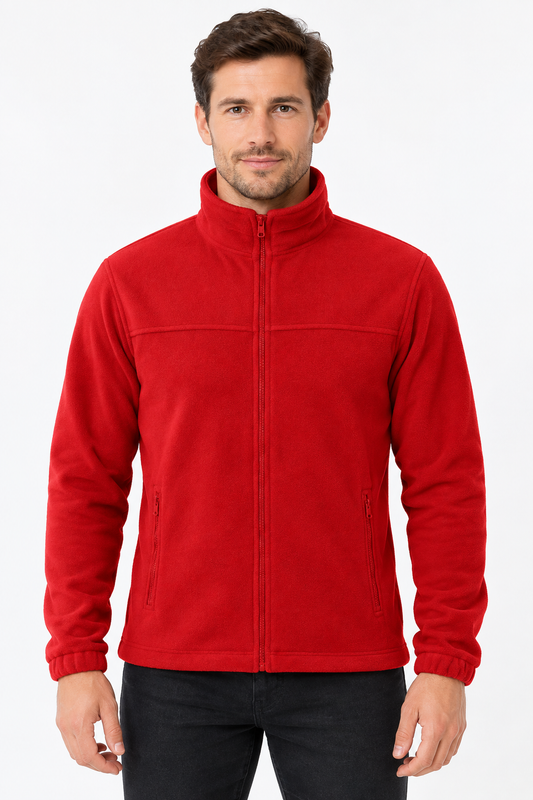 Jacheta fleece barbat rosie Jacket 501