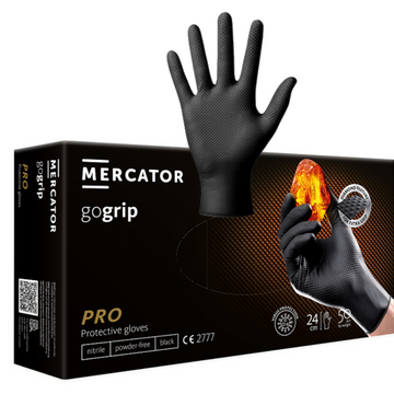 Manusi mecanic auto negre mercator