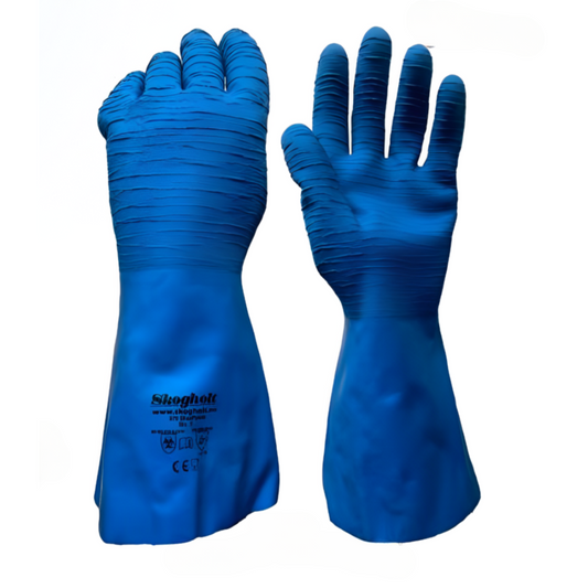 Manusi protectie latex rugoase albastre Panda