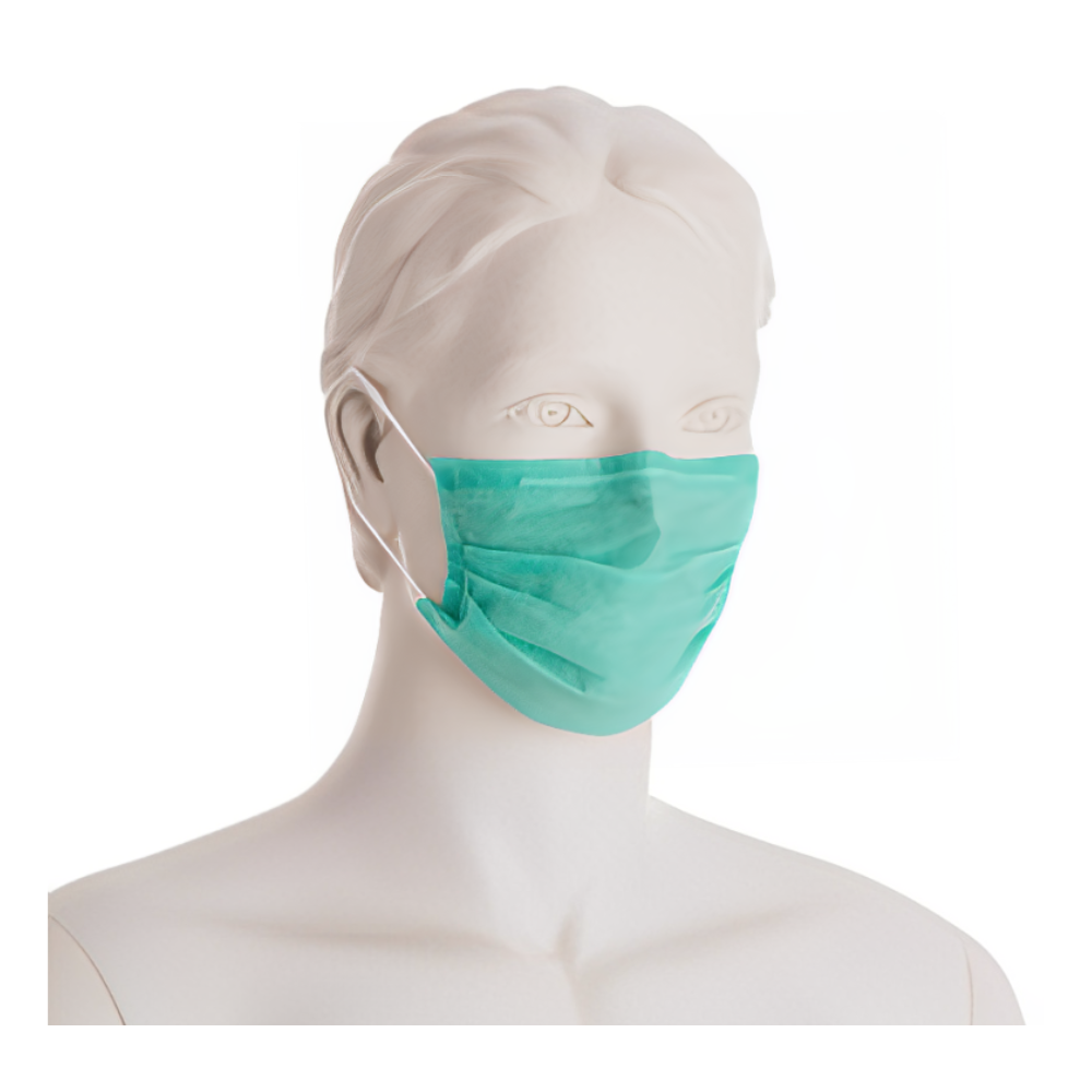 Masti chirurgicale cu 3 straturi cu elastic Verzi