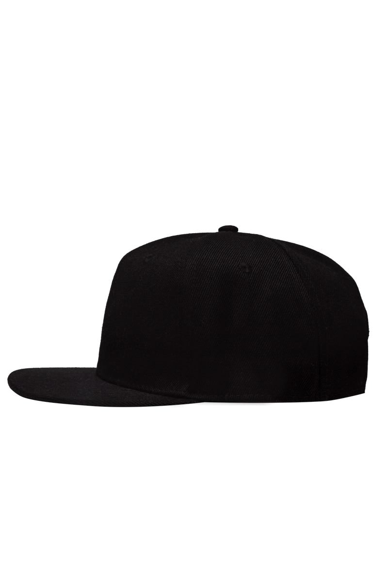 Sapca bumbac 180g negru Rap