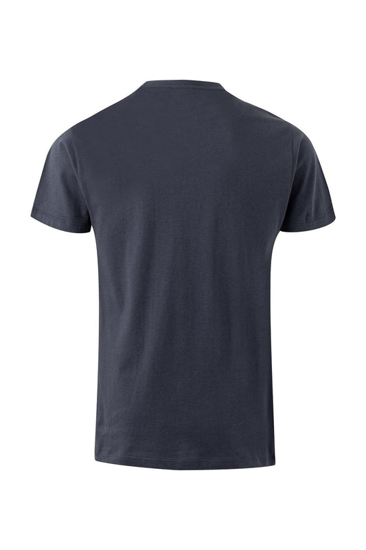 Tricou jersey tubular simplu 155g maneca scurta denim albastru Melbourne