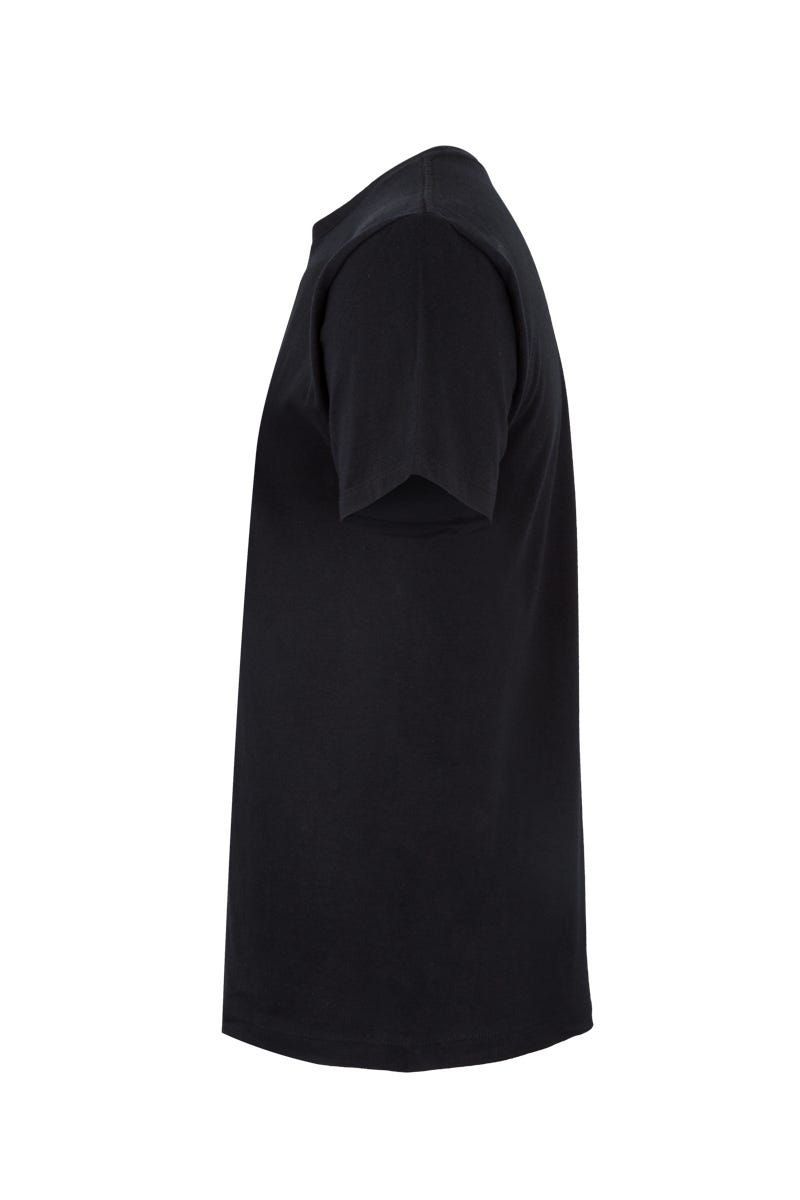 Tricou jersey tubular simplu 190g maneca scurta negru Palm