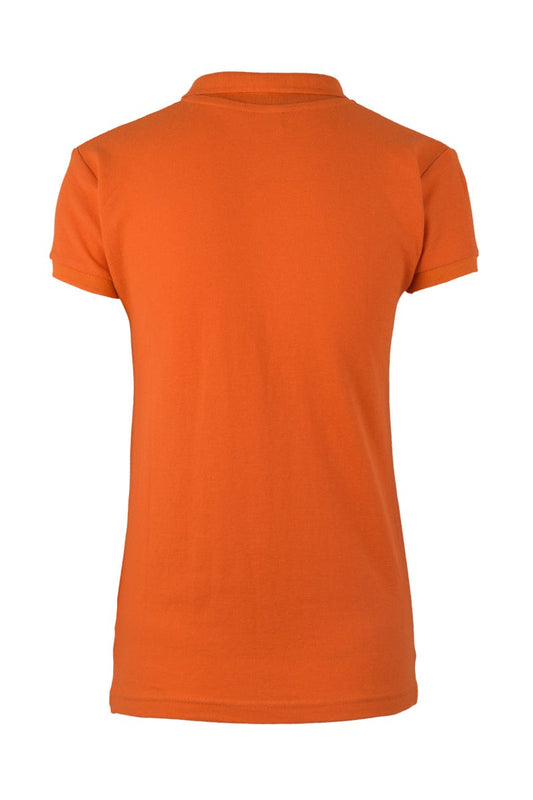 Tricou polo bumbac/poliester 210g dama maneca scurta portocaliu Nobby