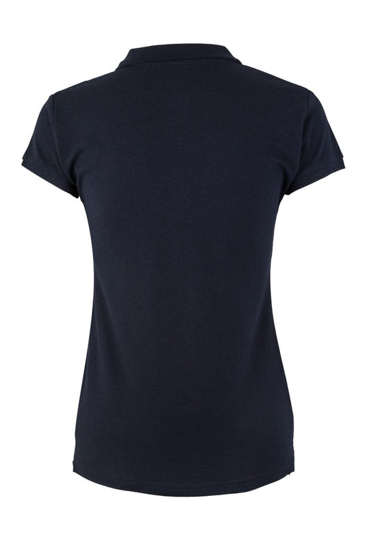 Tricou polo bumbac/poliester 210g dama maneca scurta bleumarin Nobby