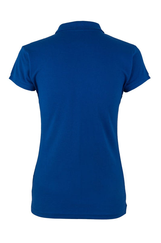 Tricou polo bumbac/poliester 210g dama maneca scurta albastru royal Nobby