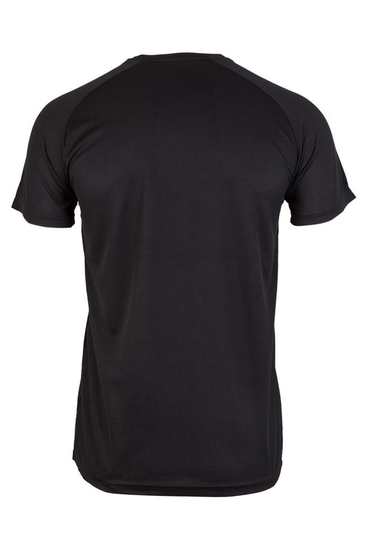 Tricou poliester 130g maneca scurta negru MK520V