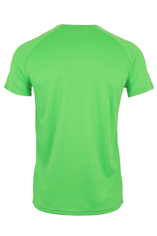 Tricou poliester 130g maneca scurta Lime Fluo MK520V