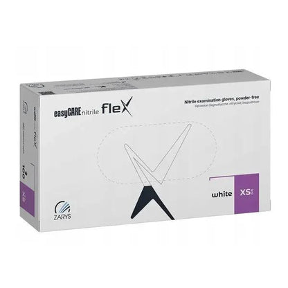 Manusi nitril nepudrate albe 3.5g easyCare 100buc