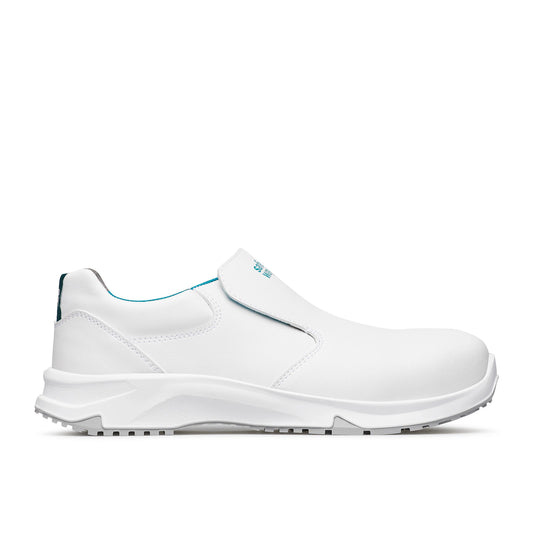 Pantofi protectie albi bombeu compozit S2 FO SR microfibra Quantum