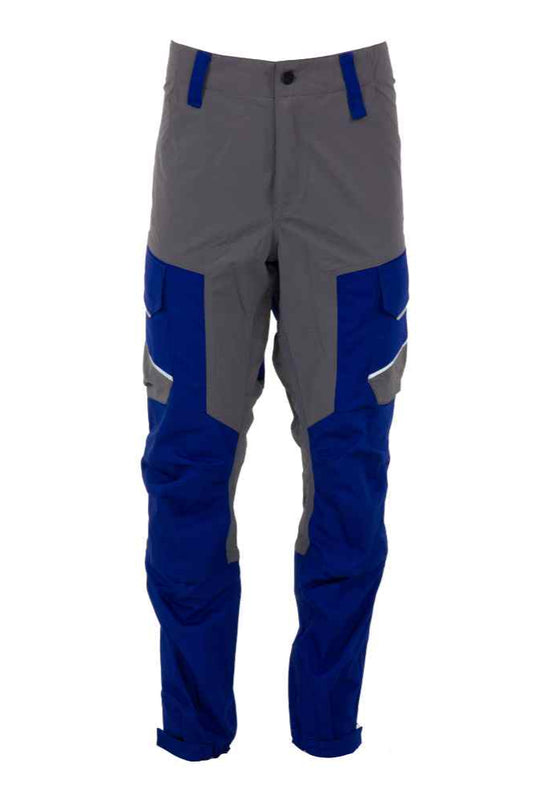 Pantaloni de lucru talie strech Elastico albastru royal/gri (543B)