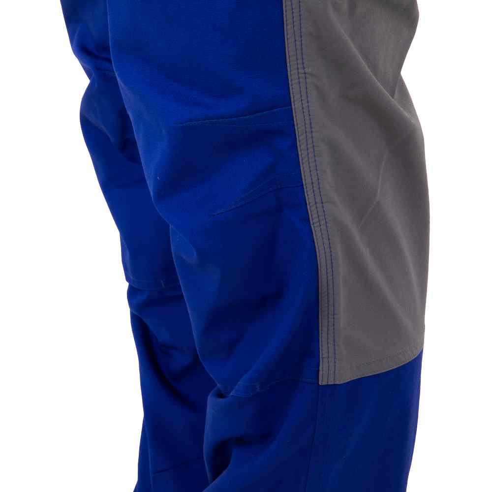 Pantaloni de lucru talie strech Elastico albastru royal/gri (543B)