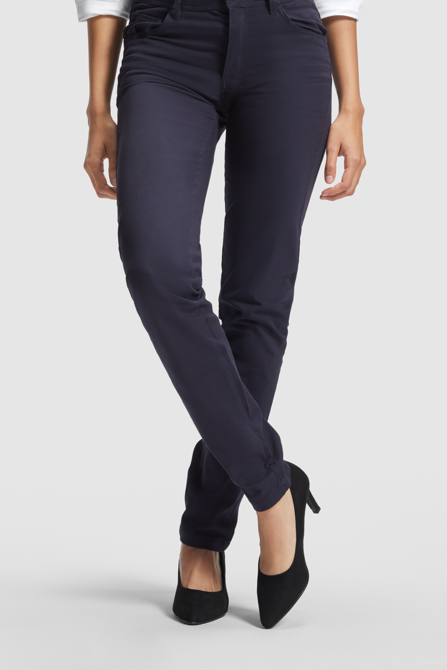 Pantaloni bleumarin dama bumbac 280g Hilton