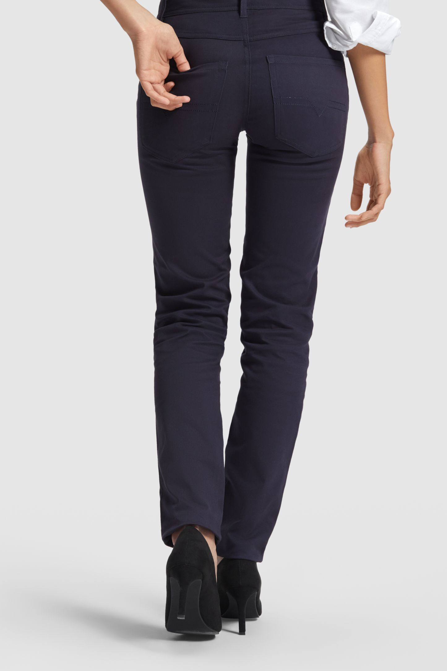 Pantaloni bleumarin dama bumbac 280g Hilton